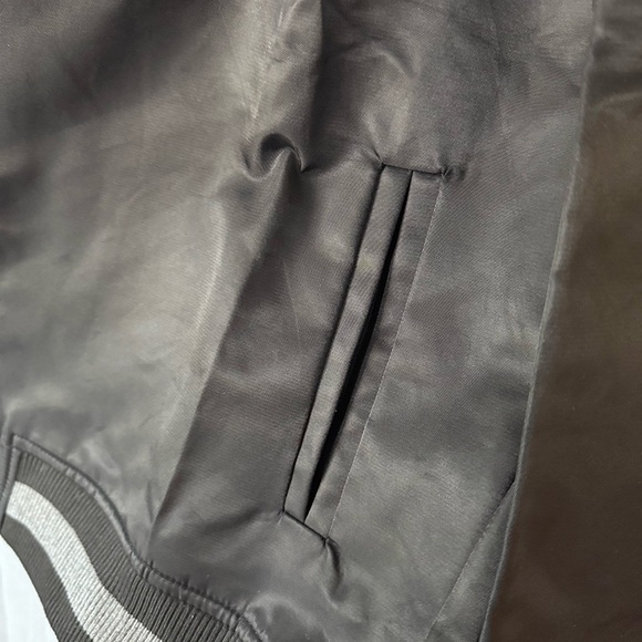 Off-White C/O Virgil Abloh Embroidered Varsity Jacket In Black. - Picture 6 of 8